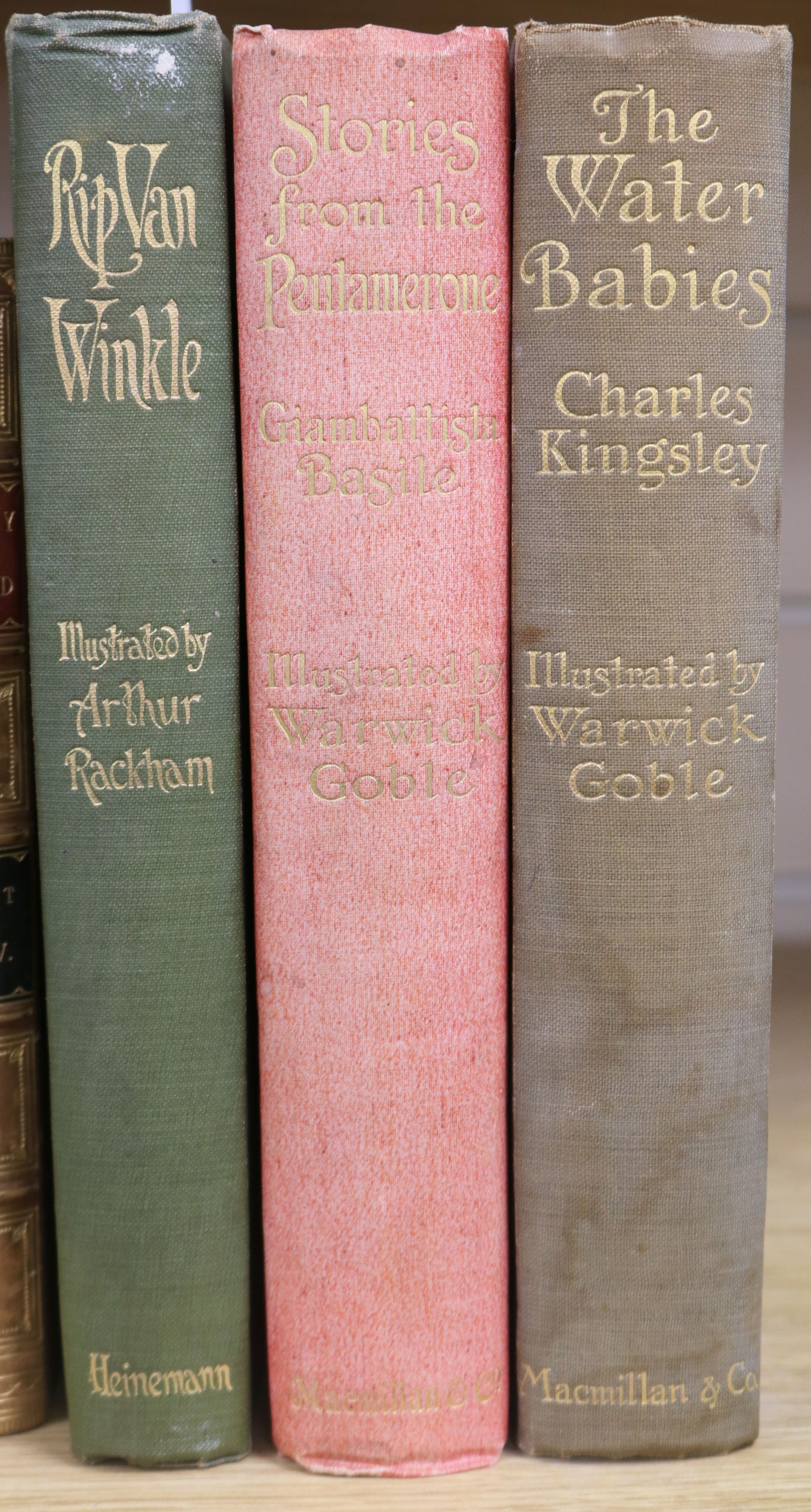 Irving, Washington - Rip Van Winkle, illustrated by Arthur Rackham, quarto, green pictorial cloth,