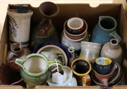 A collection of mixed pottery