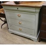 A French painted commode