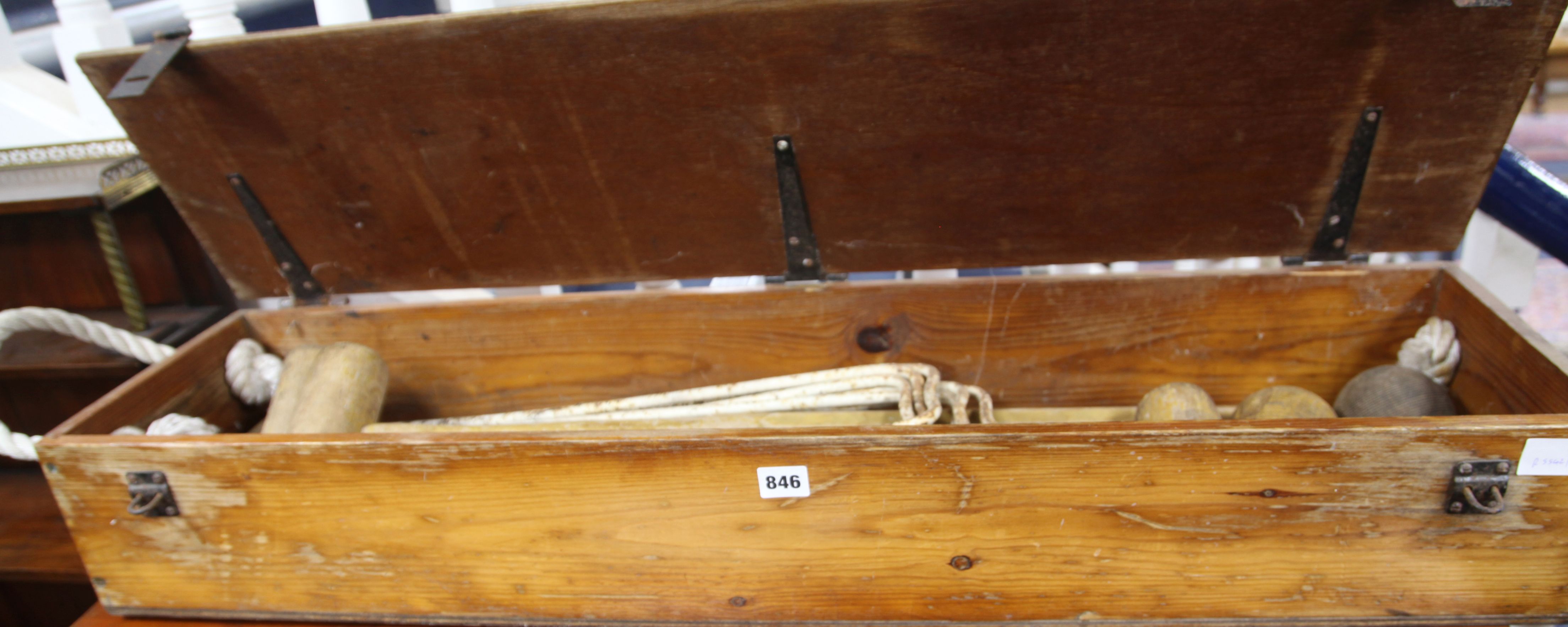 A croquet set W.107cm - Bild 2 aus 2