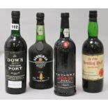 Dows 1970 Vintage Port and three other Ports (4)