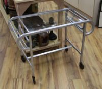 An Art Deco French trolley W.89cm