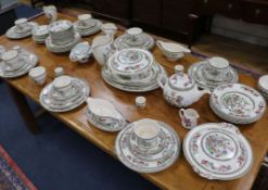 A Johnson Bros. 'Indian Tree' pattern part dinner service, (some pieces a.f.)
