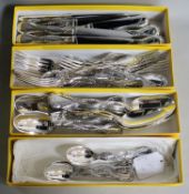 A part canteen of French 950 standard silver cutlery for six, by Tetard Freres, comprising forty two