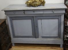 A French painted buffet W.136cm