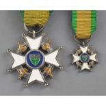 A rare Rhodesia Member of the Legion of Merit (MLM), Civil Division (unnamed), together with