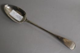 A William IV silver oLd English pattern basting spoon, London, 1835, 3.8 oz.