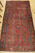 A Kashan style rug 200 x 105cm