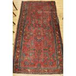 A Kashan style rug 200 x 105cm