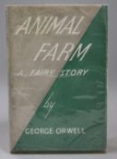 Orwell, George - Animal Farm, 1st edition 8vo, in repaired dj with Search Light books, ad on