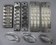 French patisserie moulds