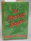 Christie, Agatha - The Moving Finger, 1st edition, in dj (some loss at head and foot of spine to dj)