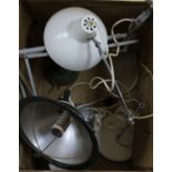 4 electric lamps