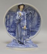 Peggy Davies 'Emily Pankhurst' suffragette figure H.20.5cm