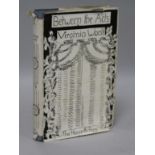 Woolf, Virginia - Between The Acts, 1st edition, 8vo, Hogarth Press, with torn d.j., London 1941