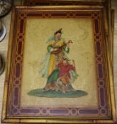 W.F.Frost, three oils on board, Facsimiles of panels from the Banqueting Room of the Royal Pavilion,