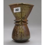 A John Leach Muchelney pottery vase height 19cm