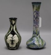 Two Moorcroft vases tallest 20.5cm