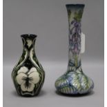 Two Moorcroft vases tallest 20.5cm