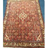 A Hamadan rug 197 x 134cm