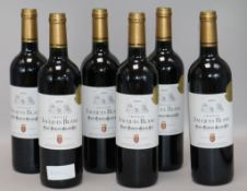 Six bottles of 2009 Chateau Jacques Blanc Saint Emilion Grand Cru