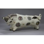 A Wedgwood Barlaston Zodiac bull, length 40cm