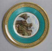 Eight pearlware plates