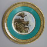 Eight pearlware plates