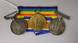A Family Medal Group, comprising a Victorian Army Long Service & Good Conduct medal, unofficially