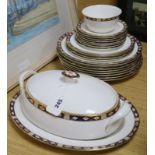 A Royal Crown Derby 'Kedleston' pattern part dinner service