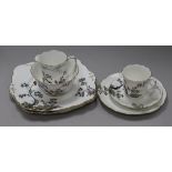 A Foley Art Deco 1937 tea set