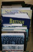 A collection of Naval, Nelson, books etc