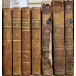 Scott, Walter, Sir - Tales of My Landlord, 4 vols, 12mo, quarter calf, Edinburgh 1818, together with