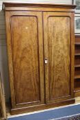A Victorian mahogany wardrobe W.142cm