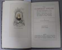 Walton, Izaak - The Compleat Angler, illustrated by Frank Adams, half vellum, folio, 1 of 450,