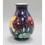 A Moorcroft trial vase