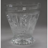 A Millennium Collection Waterford cut glass champagne bucket, cased height 27cm