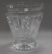 A Millennium Collection Waterford cut glass champagne bucket, cased height 27cm