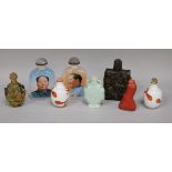 Eight Chinese snuff bottles