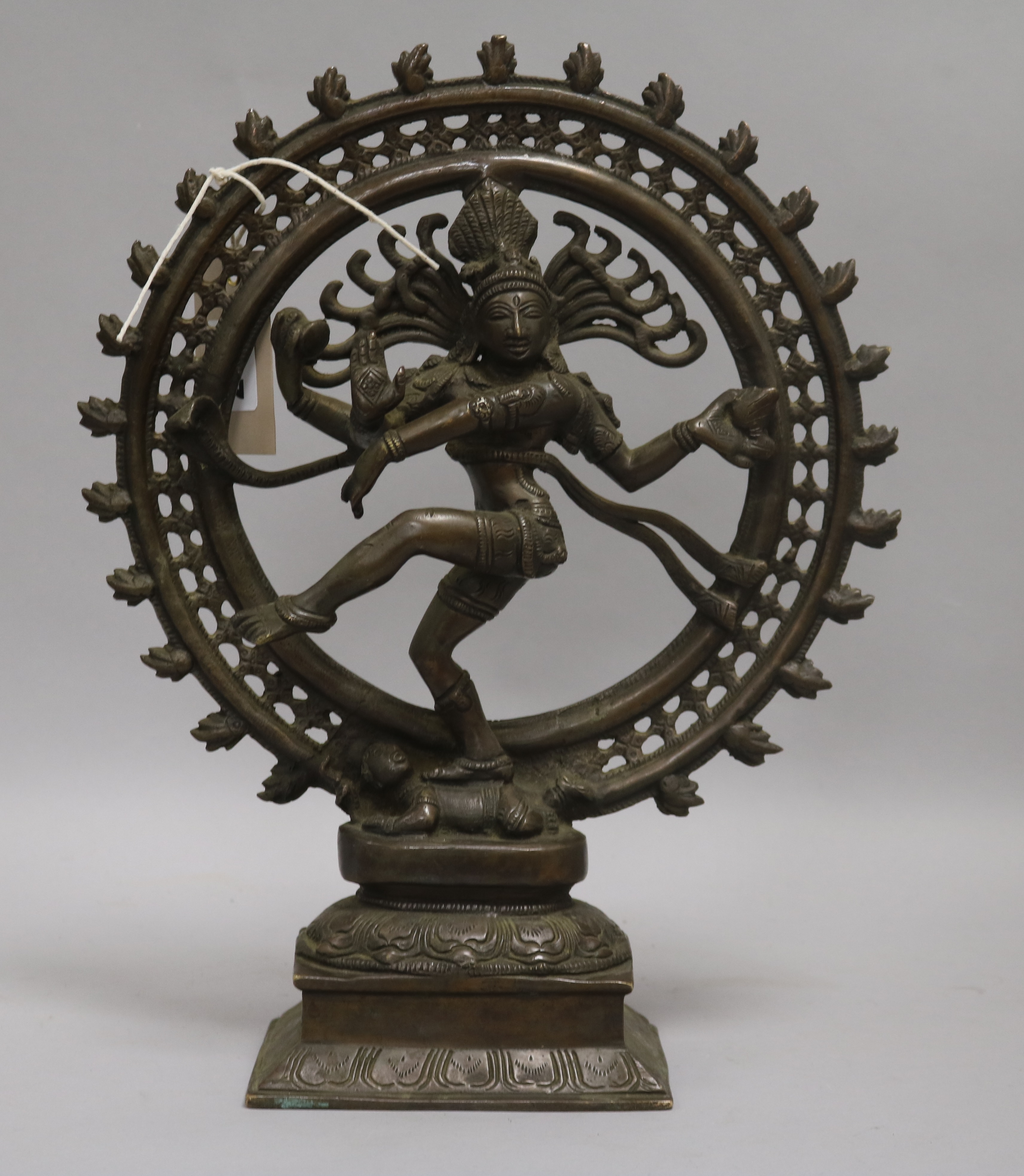 A bronze Hindu figure