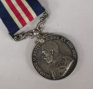 A British WWI George V 'Bravery in the Field' award to Pte. F. G. Scribbens R.A.M.C.
