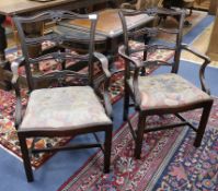 A pair of carver chairs