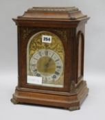 A Lenzkirch mantel clock height 30cm