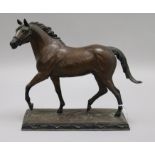 R. Taylor. A bronze horse height 27cm width 24cm