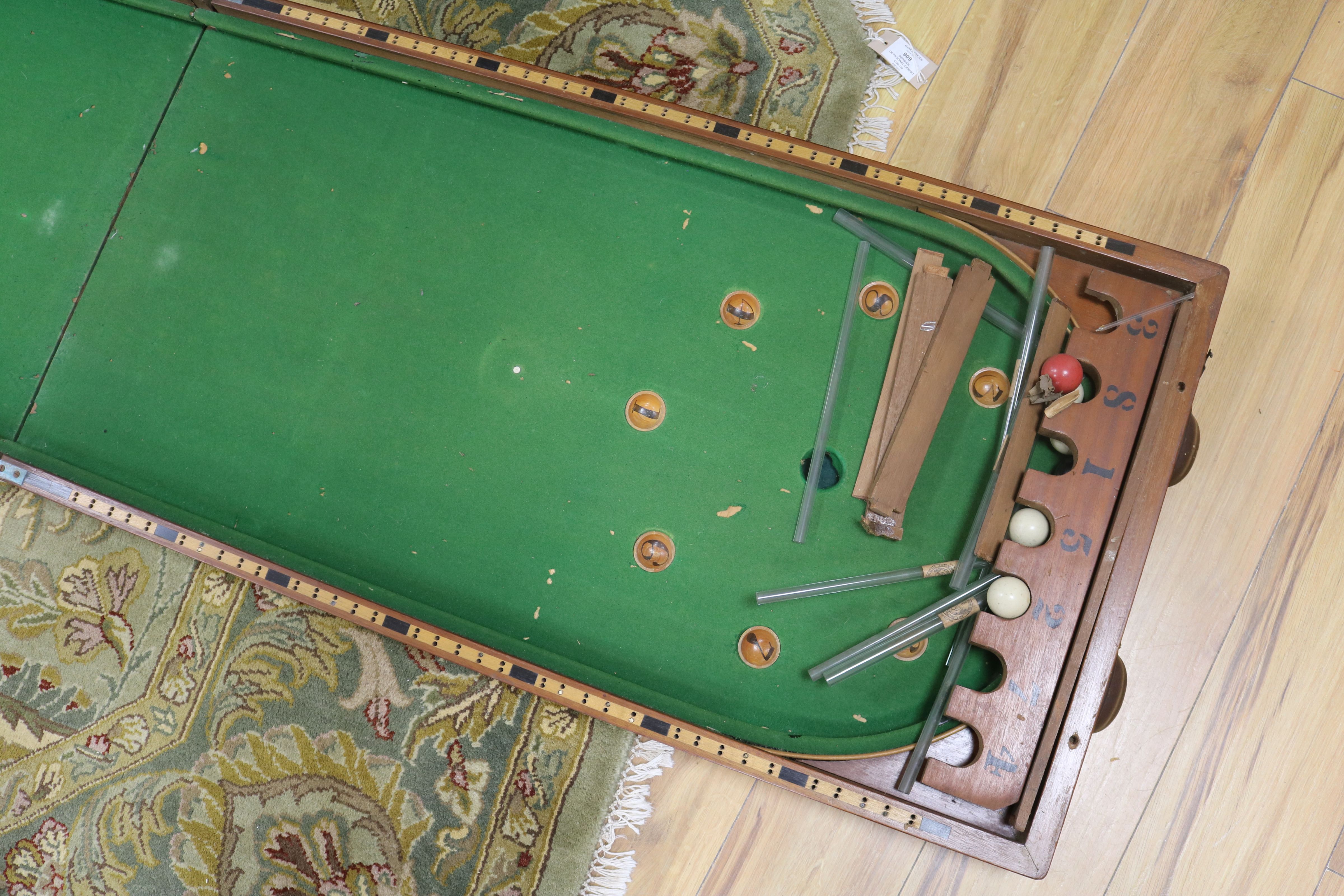 A Victorian bar billiards table 110cm - Bild 3 aus 3