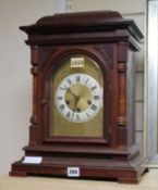 A Junghans mahogany mantel clock height 42cm