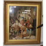 A Victorian needlepoint picture height 73cm width 60cm