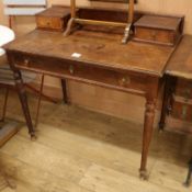 A Victorian mahogany writing table W.90cm