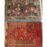 Two rugs 115 x 76cm and 120 x 75cm