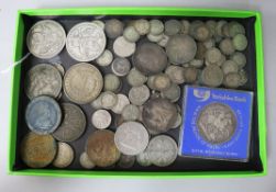 A small collection of assorted coins